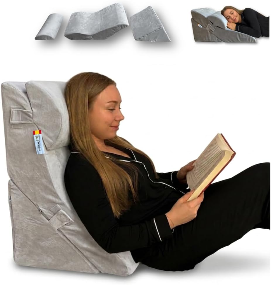 Cojín de respaldo para cama y sofá - complemento de lectura recomendado por Club Lectura Ruby