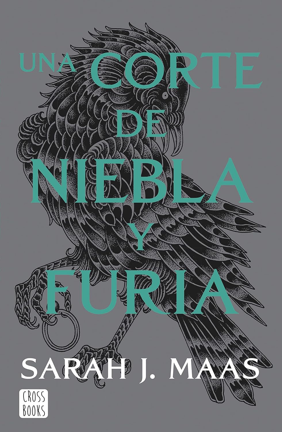 Portada de Una corte de llamas plateadas de Sarah J. Maas