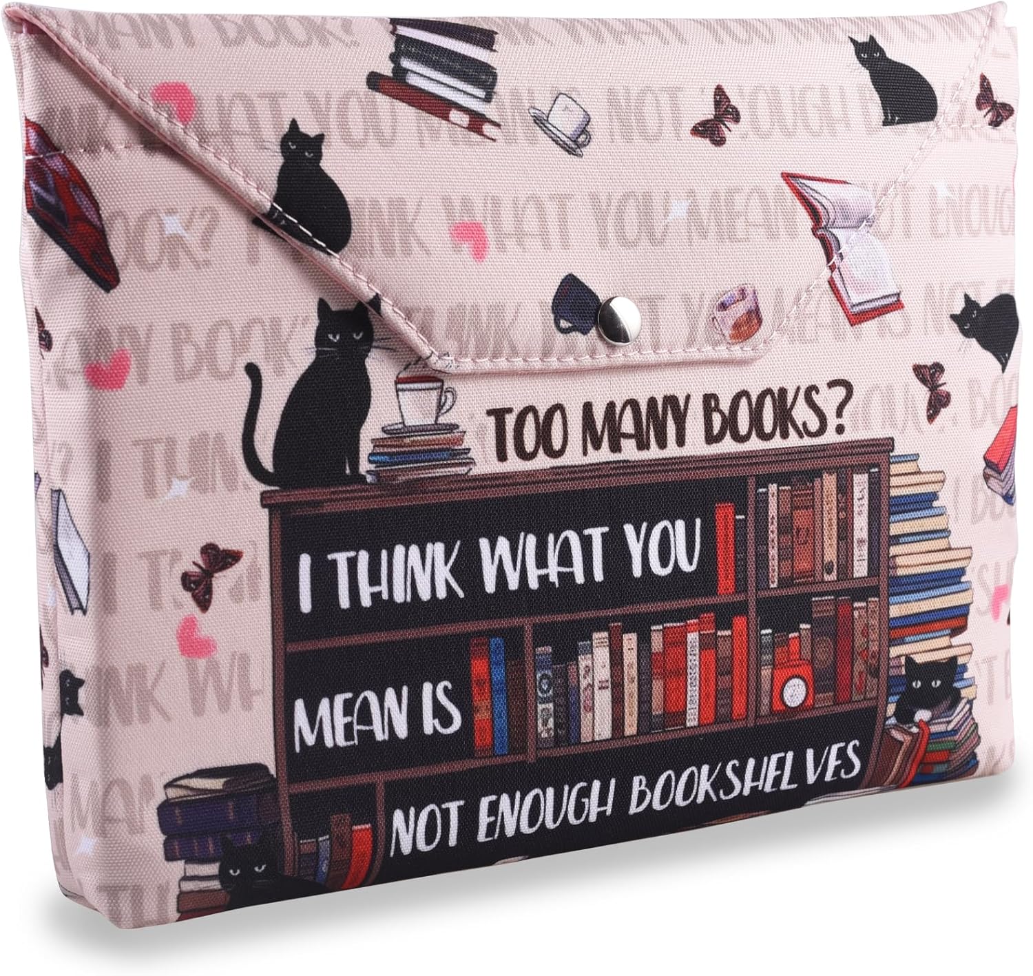 Funda clásica con cremallera para libros - complemento de lectura recomendado por Club Lectura Ruby