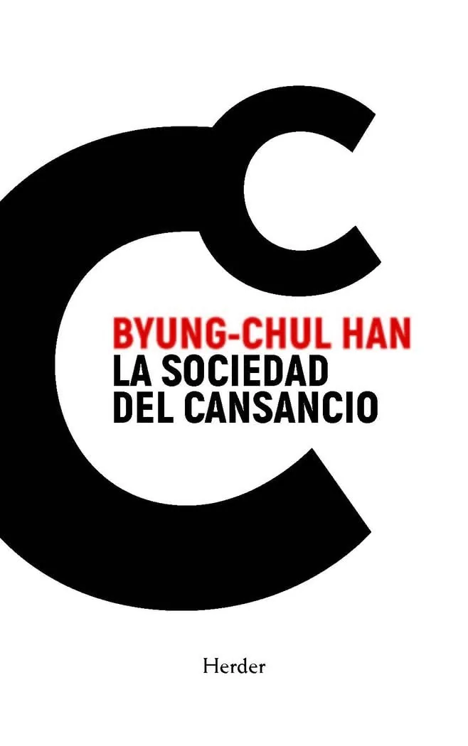 Portada del libro La sociedad del cansancio de Byung-Chul Han