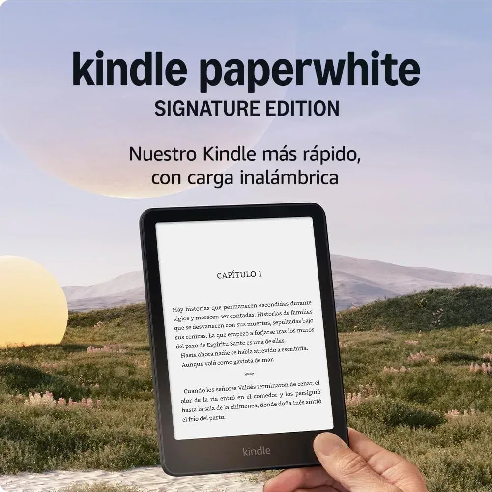 Kindle Paperwhite Signature Edition negro de 32 GB