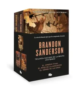 Portada de la trilogía Nacidos de la bruma de Brandon Sanderson