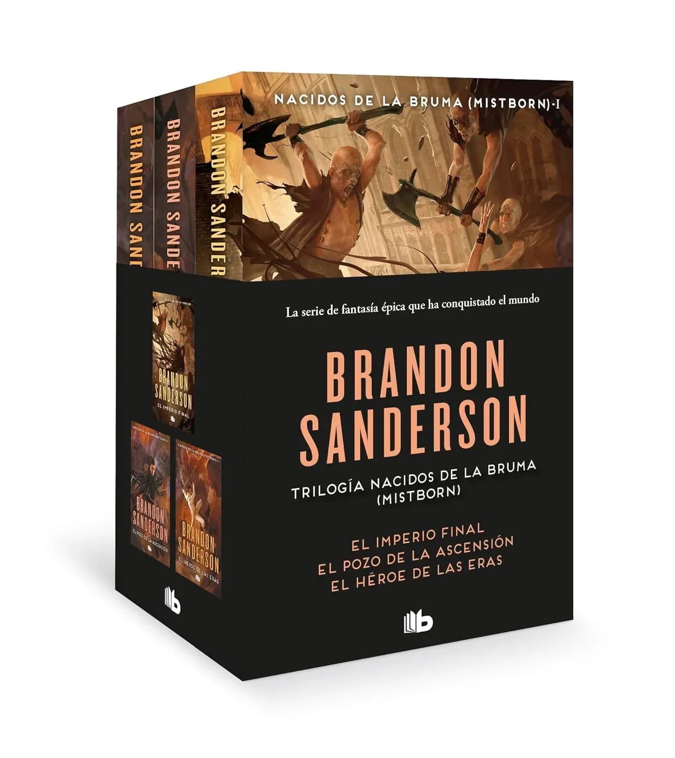 Portada del libro Trilogía Nacidos de la bruma de Brandon Sanderson