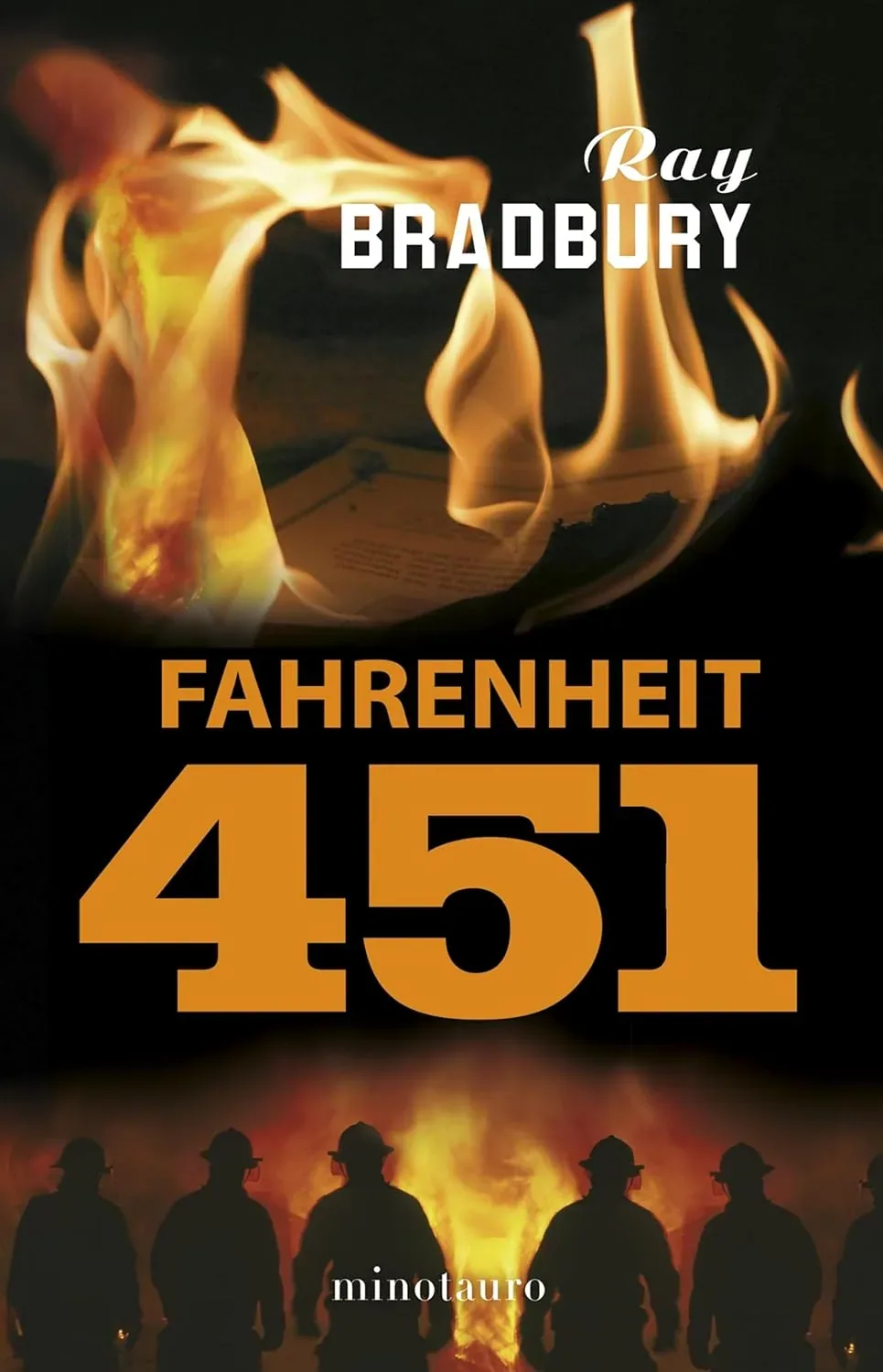 Portada del libro Fahrenheit 451 de Ray Bradbury