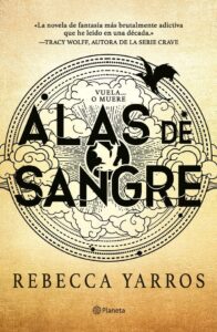 Portada del libro Alas de sangre de Rebecca Yarros