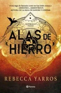 Portada del libro Alas de hierro de Rebecca Yarros