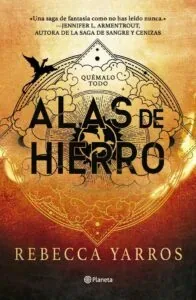 Portada de Alas de hierro de Rebecca Yarros