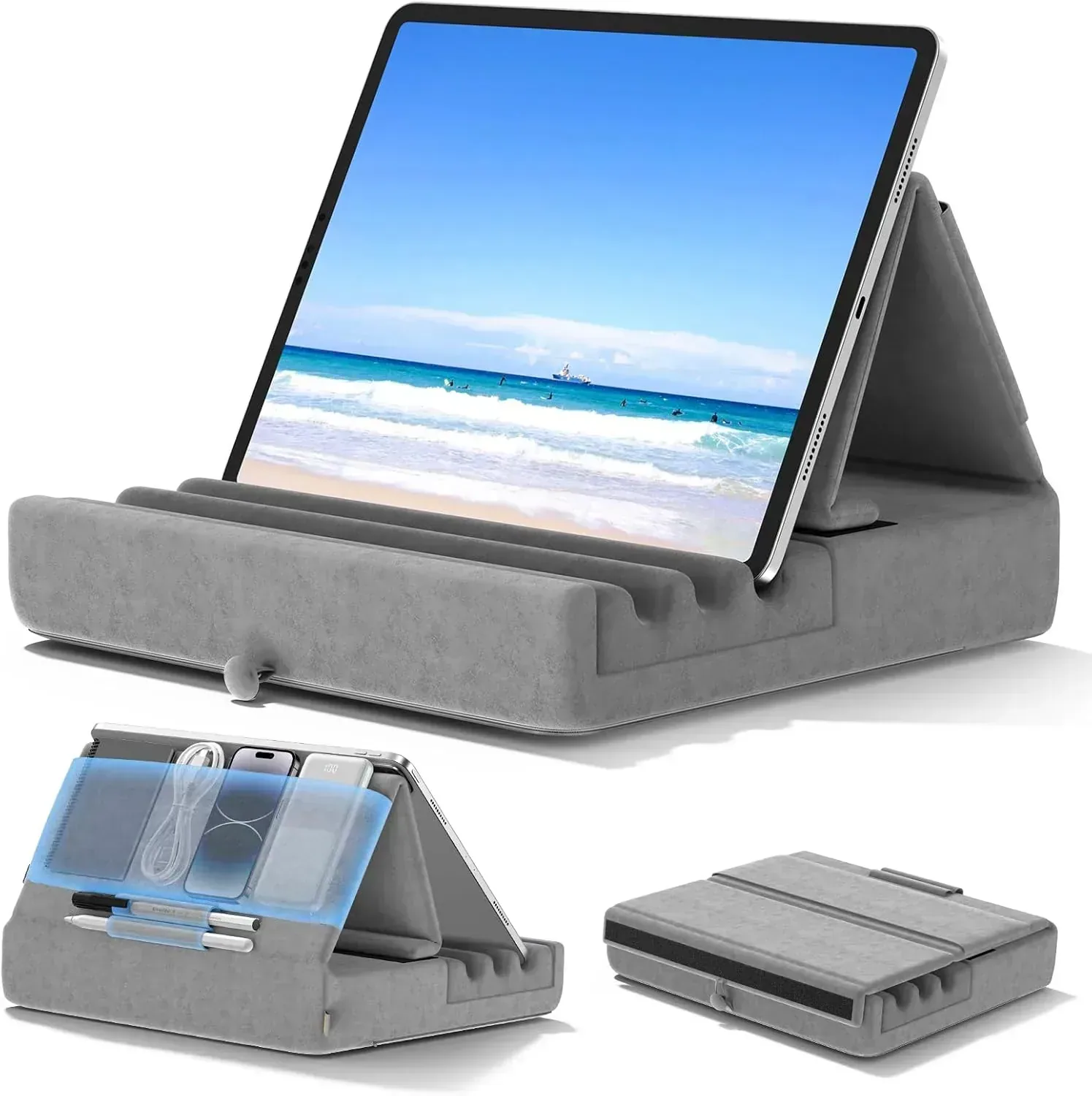 Cojín KDD plegable para apoyar una tablet o eReader