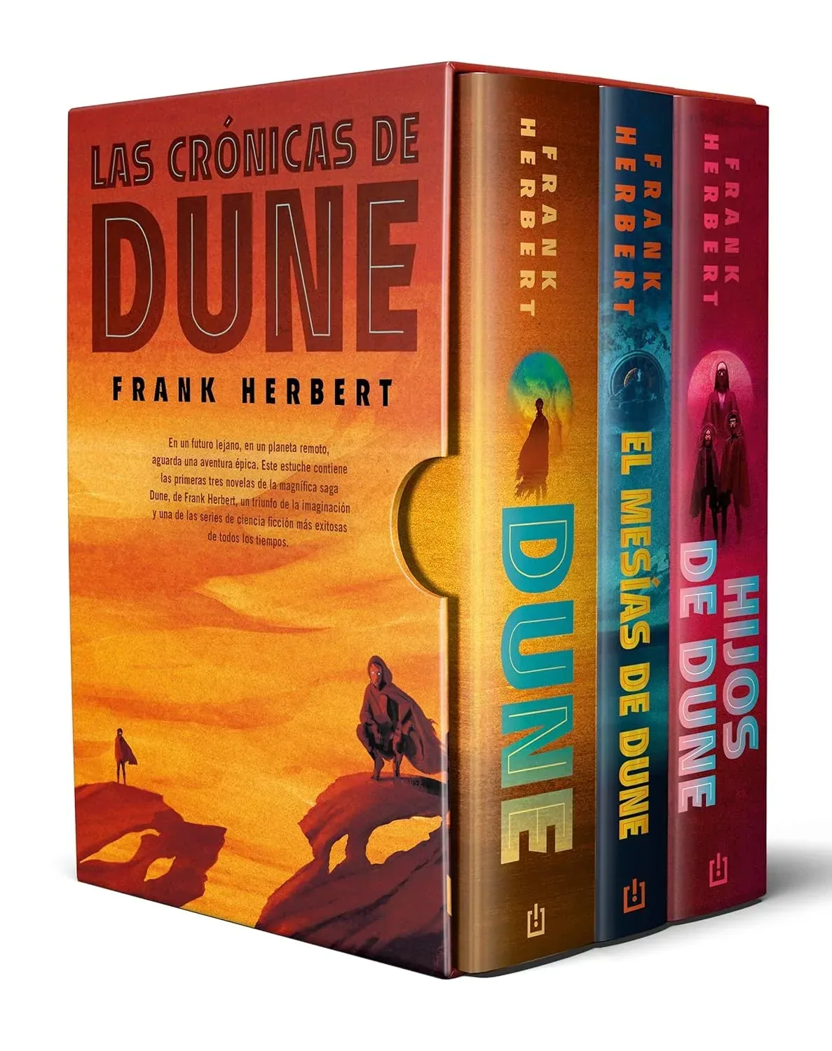 Portada del libro Trilogía Dune edición de lujo de Frank Herbert