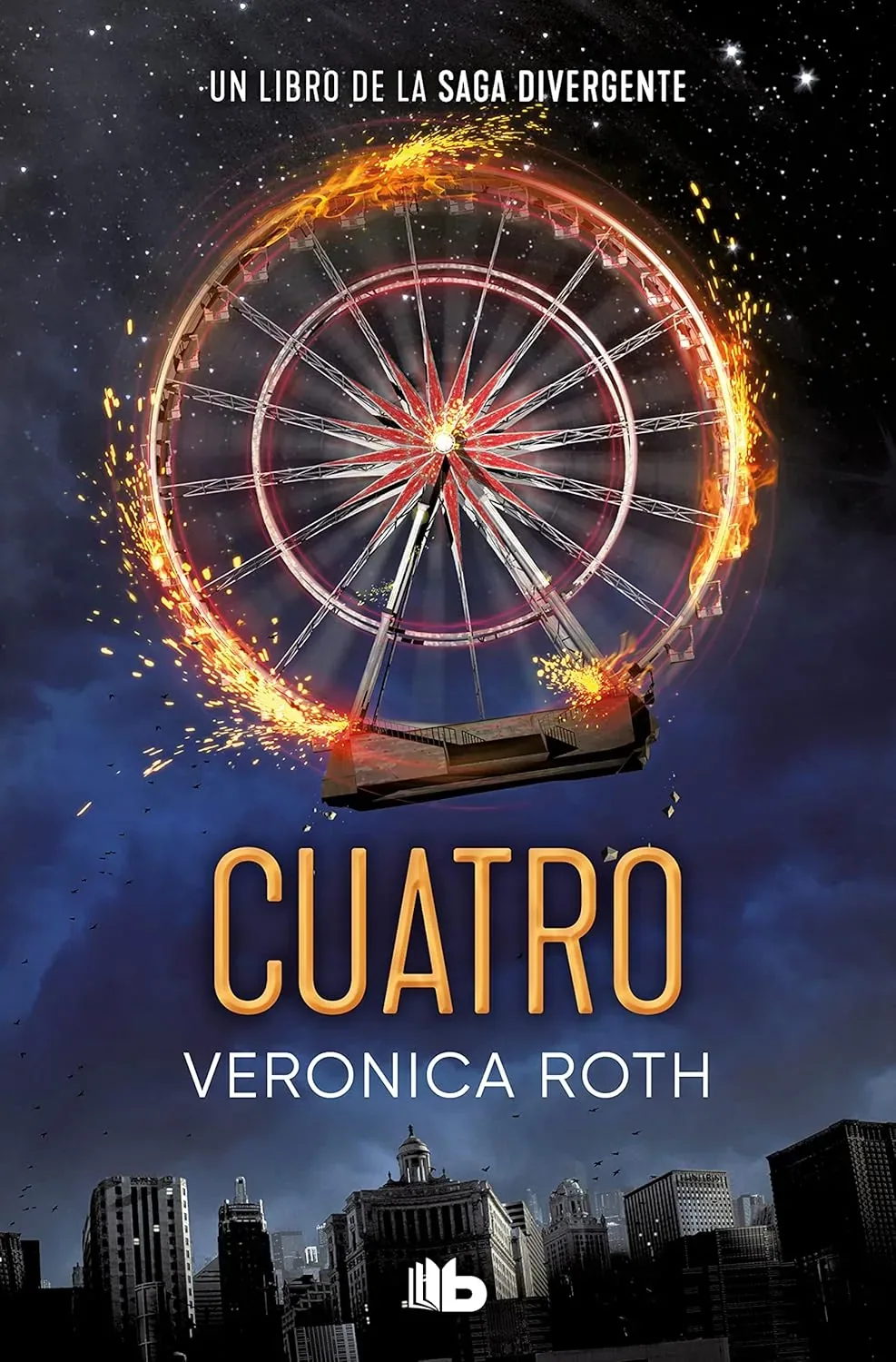Portada del libro Cuatro de Veronica Roth