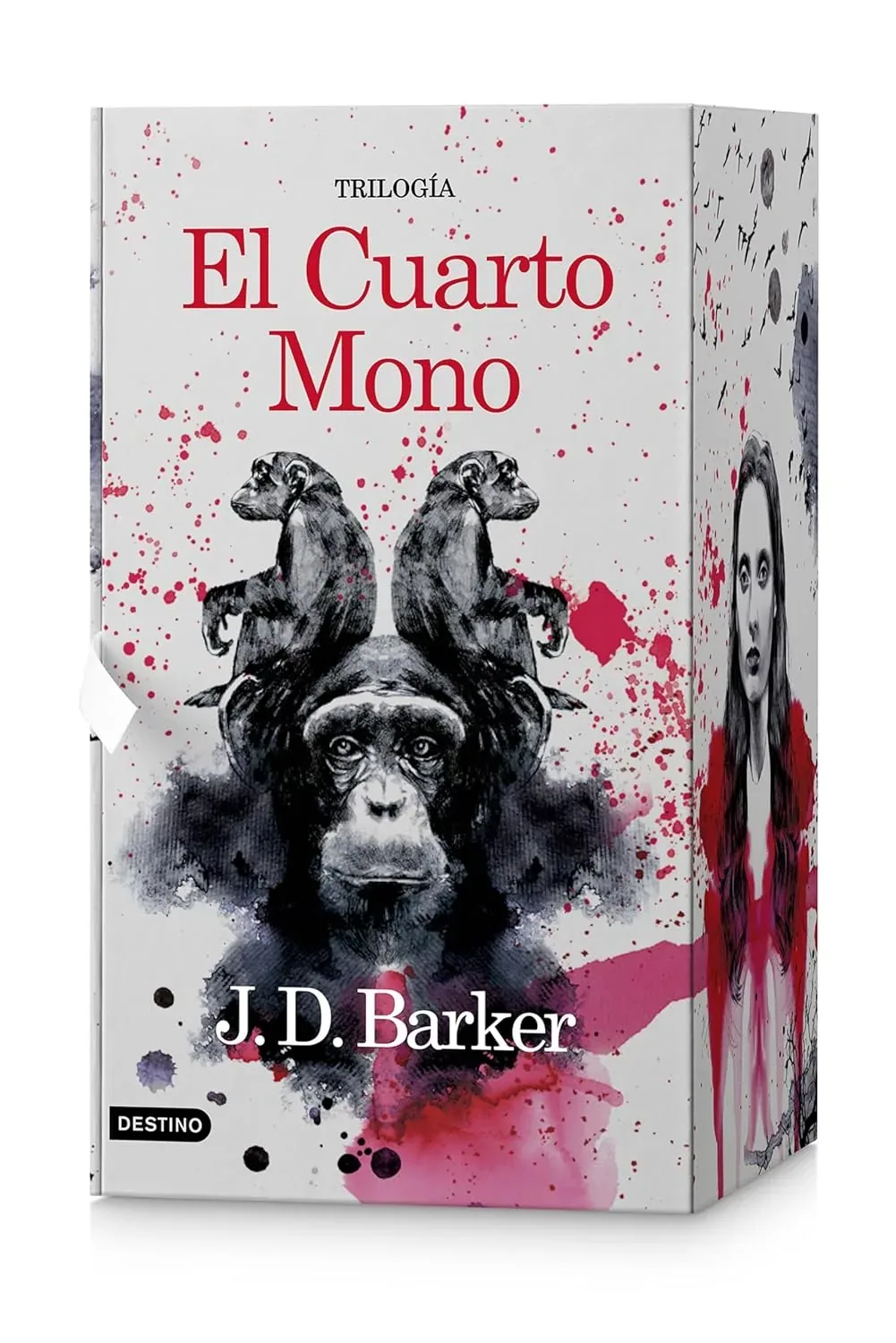 Portada del libro Trilogía El Cuarto Mono de J.D. Barker