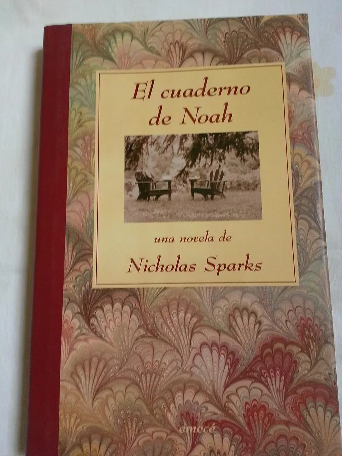 Portada del libro El cuaderno de Noah de Nicholas Sparks