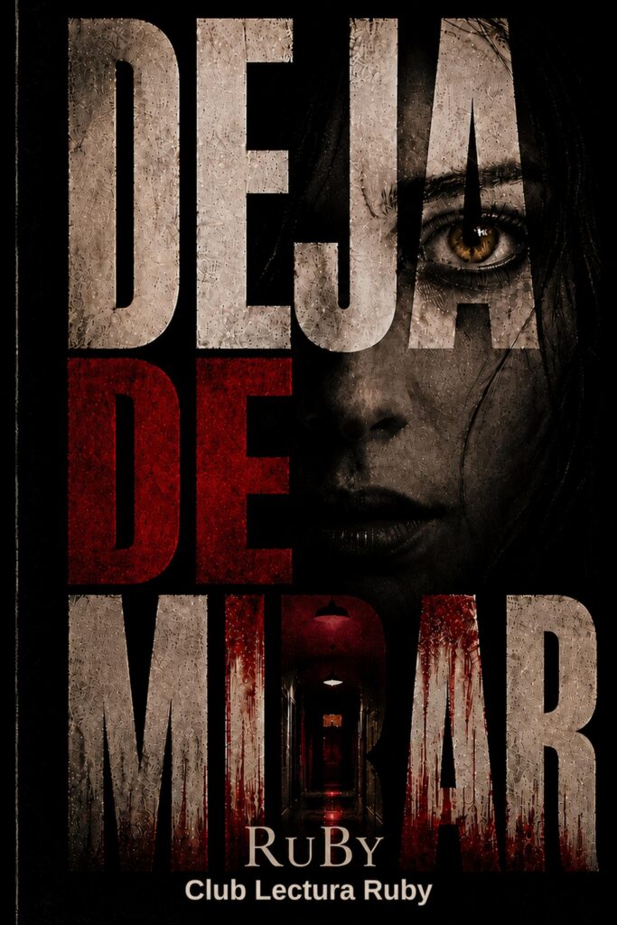 Portada oficial de Deja de mirar, thriller psicológico de Ruby