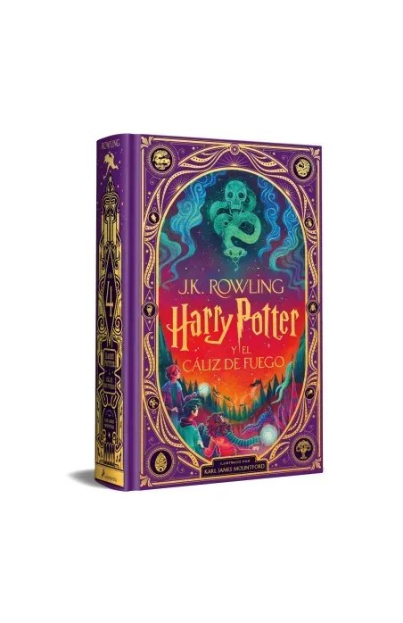 Portada de Harry Potter y el cáliz de fuego edición ilustrada interactiva