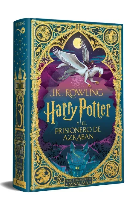 Portada de Harry Potter y el prisionero de Azkaban edición MinaLima
