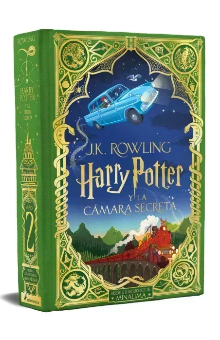 Portada de Harry Potter y la cámara secreta edición MinaLima