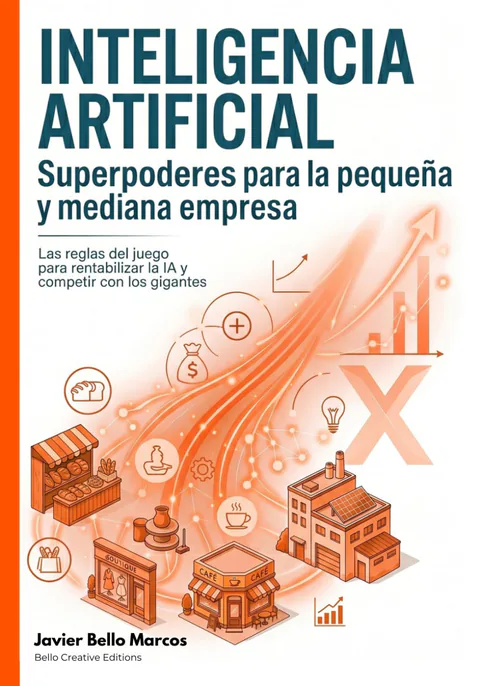 Portada de Inteligencia Artificial. Superpoderes para la pequeña y mediana empresa de Javier Bello Marcos