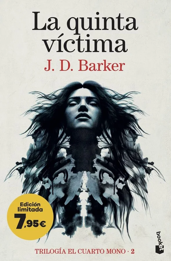 Portada de La quinta víctima, de J. D. Barker