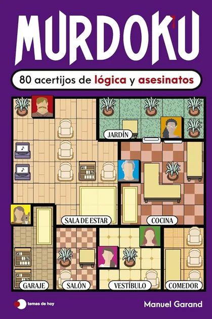 Portada de Murdoku: 80 acertijos de lógica y asesinatos, de Manuel Garand