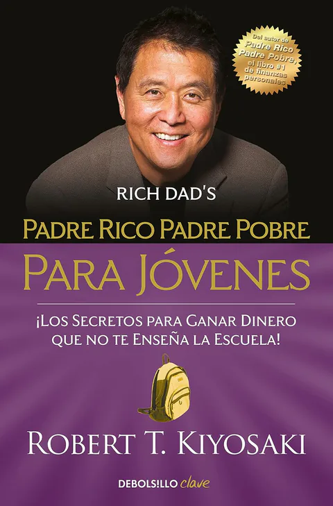Portada de Padre rico, padre pobre para jóvenes de Robert T. Kiyosaki