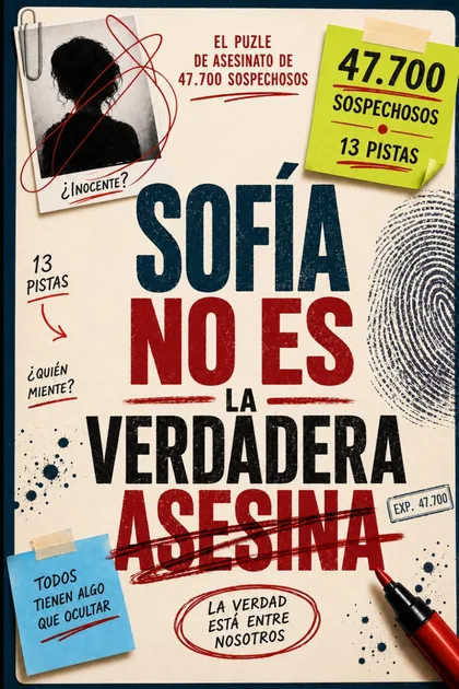 Portada de Sofía no es la verdadera asesina, de EMILA P.ÑAMAS